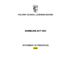 Falkirk Council Gambling Policy  thumbnail icon